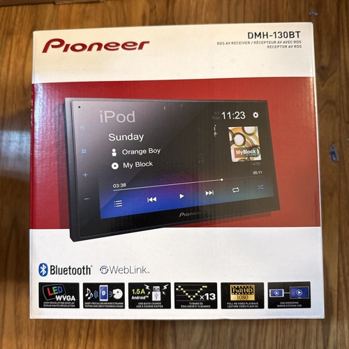Pioneer dmh 130bt - pioneer, 6.8