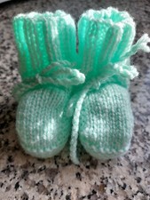 Scarpine neonato fatte a mano nuove tanti colori