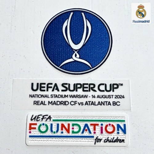 Patch supercoppa europea real - patch,
