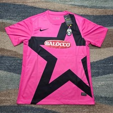 Maglia Juventus 2011-12 Nike Away Rosa Nera Stella Balocco L