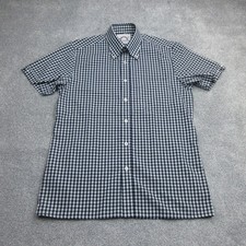 Camicia Brutus uomo media blu