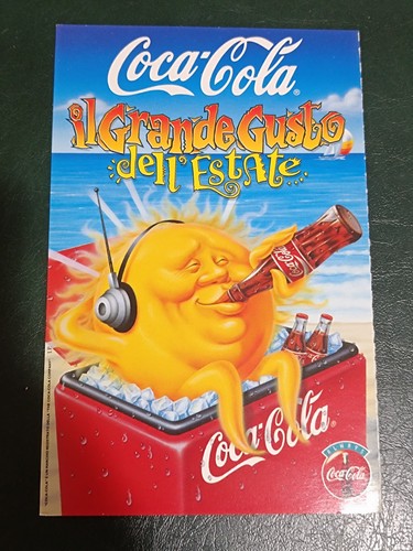 Cartolina coca cola il - cartolina,