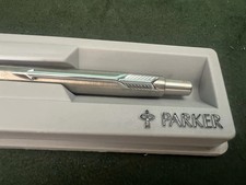 🔴 PARKER penna sfera cromata Imperial classic scrive con astuccio A