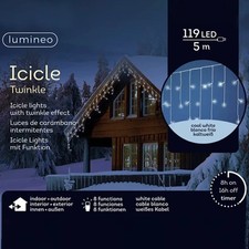Tenda Luminosa 119 LED Bianco