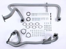 VW Bus Bulli T2 T3 collettore di scarico corna set + kit di montaggio WBX benzina 1.9 2.1