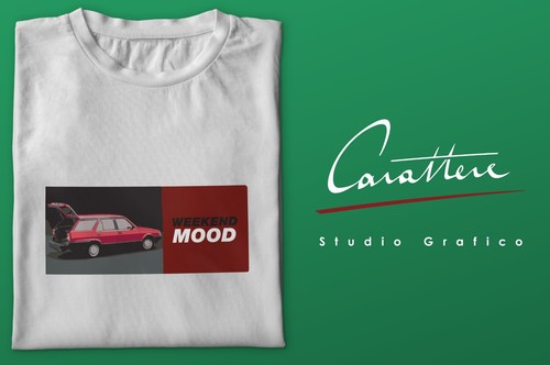 Shirt auto vintage - vintage, "weekend
