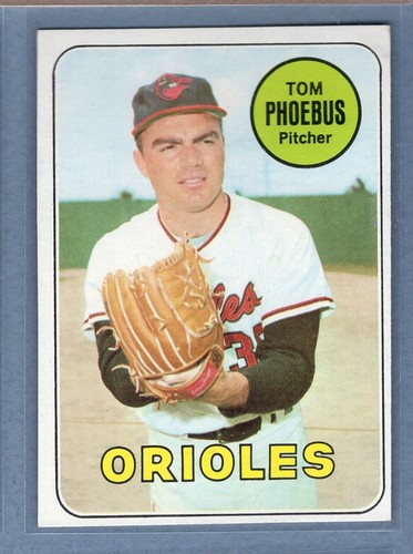 1969 topps 185 tom - tom, phoebus