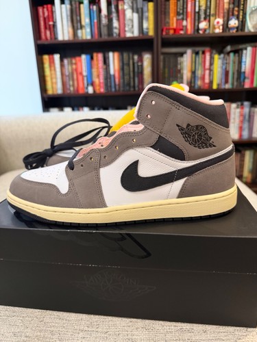 Air jordan mid cave - 1, stone