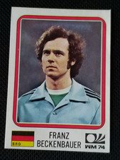 *** MUNCHEN 74 PANINI *** FRANZ BECKENBAUER #89 - REC.