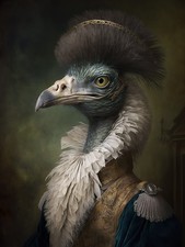 Accappatoio Emu con colletto