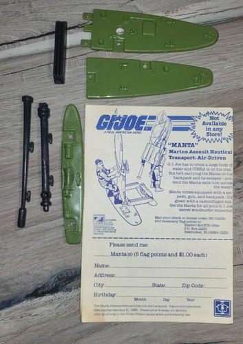 Joe 1984 hasbro - gi, manta