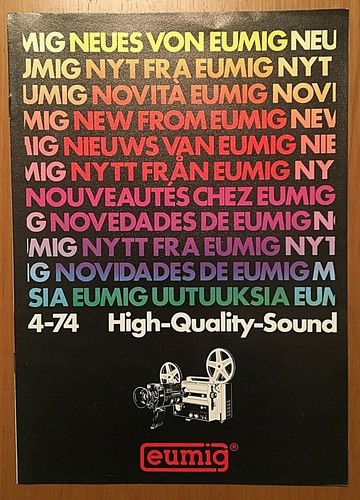 Eumig brochure in - "eumig", italiano
