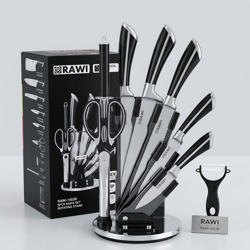 Ceppo coltelli cucina - coltelli, girevole