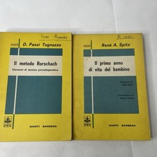 Lotto Due Libri Il primo anno di vita del bambino Il metodo Rorschach