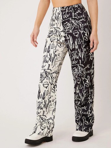 Shein pantaloni dritti color - dritti,