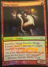 MTG MAGIC THE GATHERING / 4X Mogg Fanatic – Mogg Fanatico FOIL DCI EXC/NM