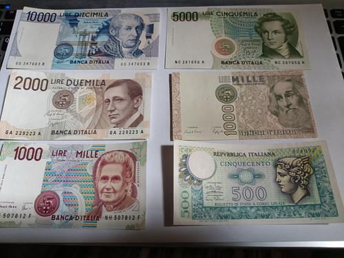 Lire italiane banconote - italiane,