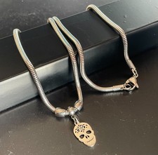 Collana snake con ciondolo