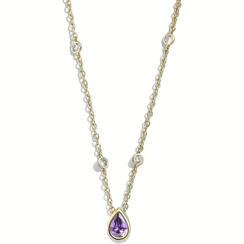 Collana donna acciaio - donna, dorato