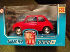 Fiat  Nuova 500-F-Heavy Metal- scala 1/24 colore rosso in scatola