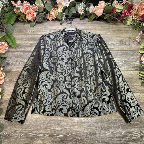 Blazer paisley raso - , jacquard