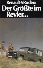 RENAULT 6 RODEO R6 auto da