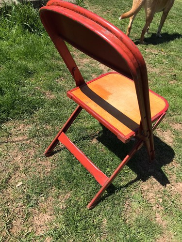 Sedia pieghevole vintage