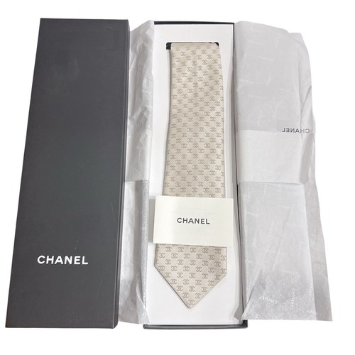Cravatta chanel logo seta - cravatta,