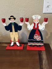 Due portacandele Ikea in legno