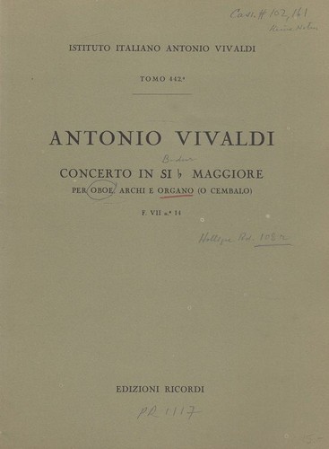 Concerto maggiore per - concerto, si
