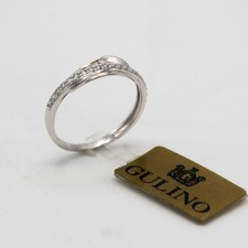 Anello donna in oro bianco 18