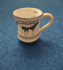 Tazza Nicolini Deruta ceramica Italy boccale Chianciano vintage anni 70/80