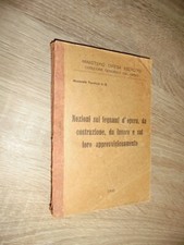 Ministero Difesa Esercito ; NOZIONI SUI LEGNAMI D'OPERA, DA COSTRUZIONE ... 1960