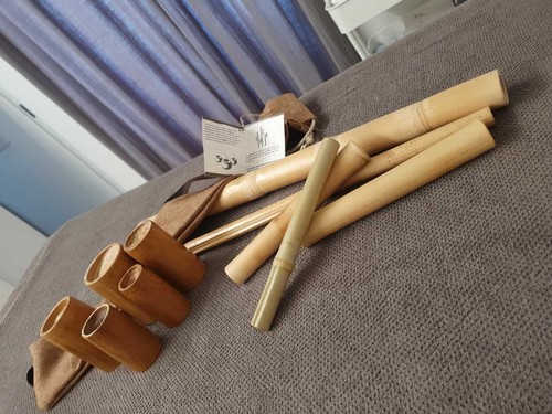 Bamboo massage kit set - ,