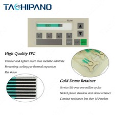 Custodia per 6ES7272-0AA30-0YA0 TD200 con interruttore a membrana tastiera custodia plastica