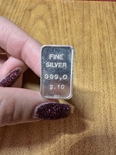 LINGOTTO 10 gr ARGENTO FINO