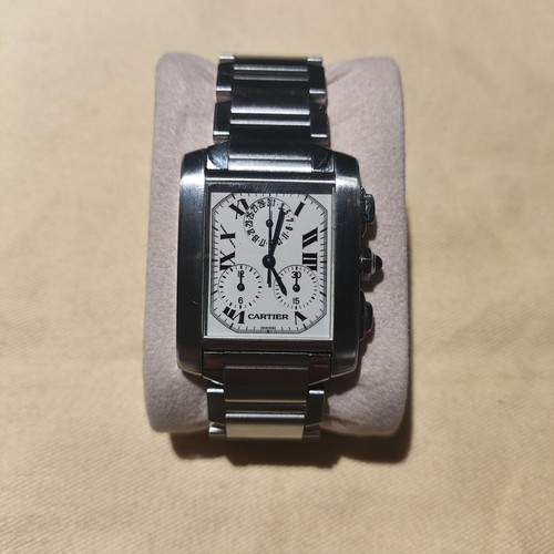 Cartier tank française - française, chrono