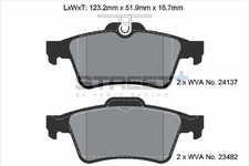 Pastiglie Freni PONTIAC SOLSTICE Convertible 2.4 VVTi Anno 03/05?12/09 kW 132 CV