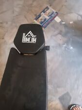 HOMCOM Panca Piana Palestra, Panca Pesi Regolabile per Allenamento a Casa, Panca