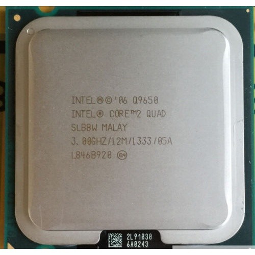 Core quad q9650 ghz - 3,0, 12m