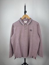 Polo uomo manica lunga blu