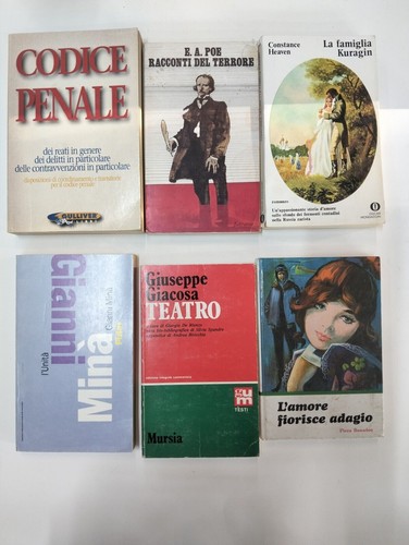 Lotto libri vari - lotto, stock