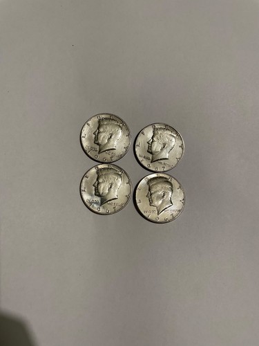 Lotto monete mezzo dollaro - 4,