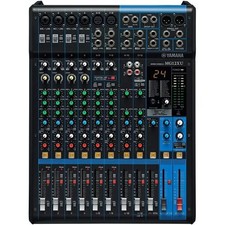 YAMAHA MG12XU MIXER12 CANALI USB CON ALIMENTAZIONE PHANTOM ED EFFETTI