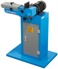 Levigatrice smerigliatrice lucidatrice a nastro inclinabile trifase con banco