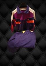 Tuta Brugi Donna Mai Indossata Viola Tuta Da Ginnastica Pantalone E Felpa #brugi