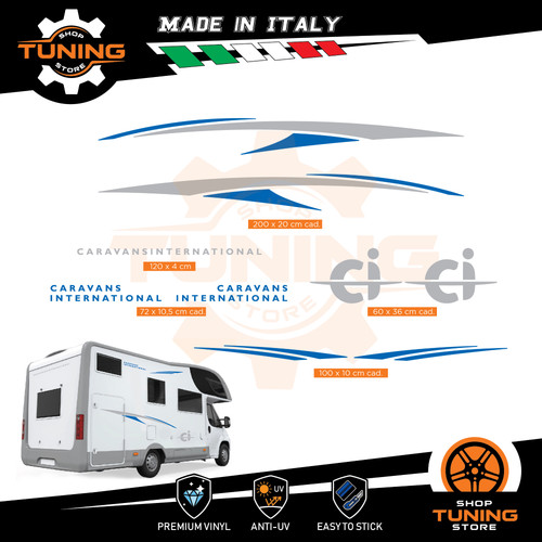Kit adesivi camper - adesivi,