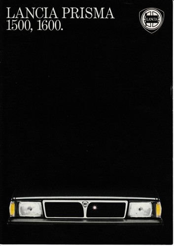 Brochure lancia prisma 1500 - lancia,