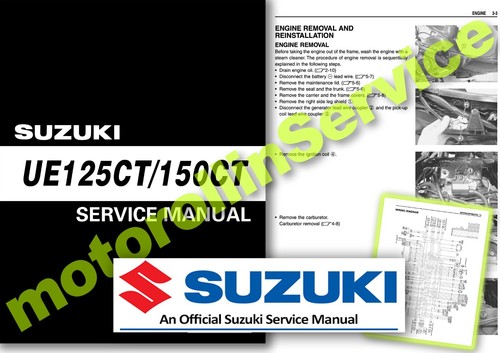 Suzuki ue125 ue150 scooter - ue125, ct