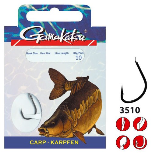Gamakatsu booklet carp 3510f - gamakatsu,